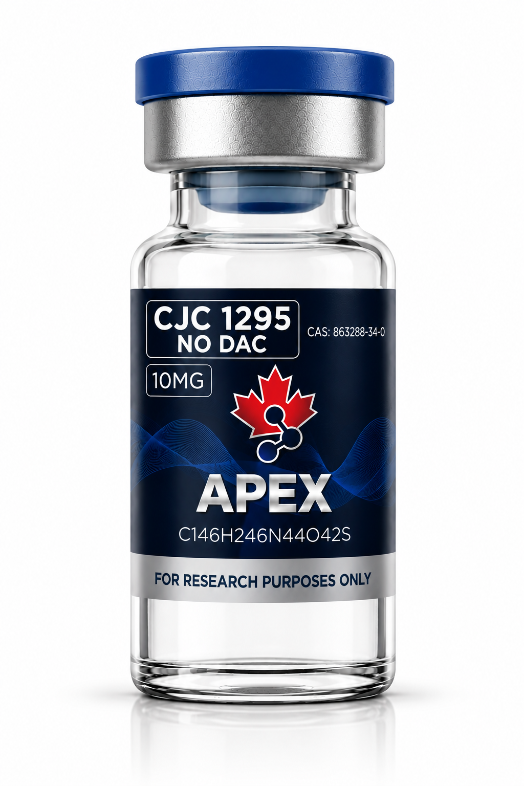CJC-1295 (No DAC) 10mg vial research peptide